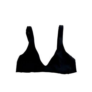 NWOT Left on Friday Plunge Bikini Top in Black